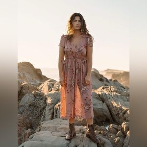 Simple Dawn Dress in Blush Meadow